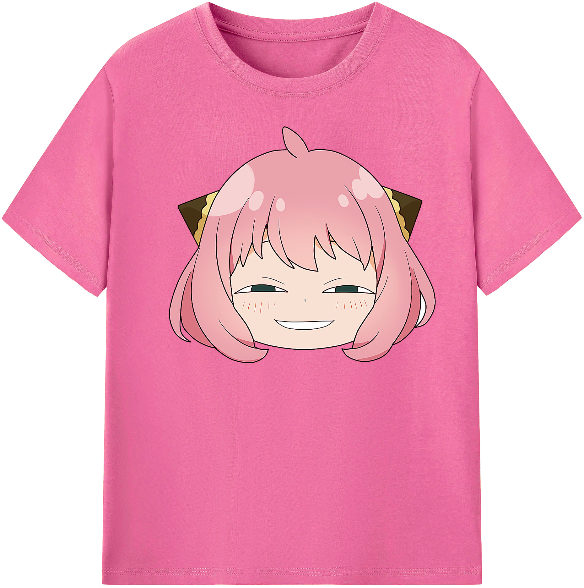 （画像用） SPY×FAMILY间谍家家酒 レディースカジュアルプリントTシャツ（綿100％）
